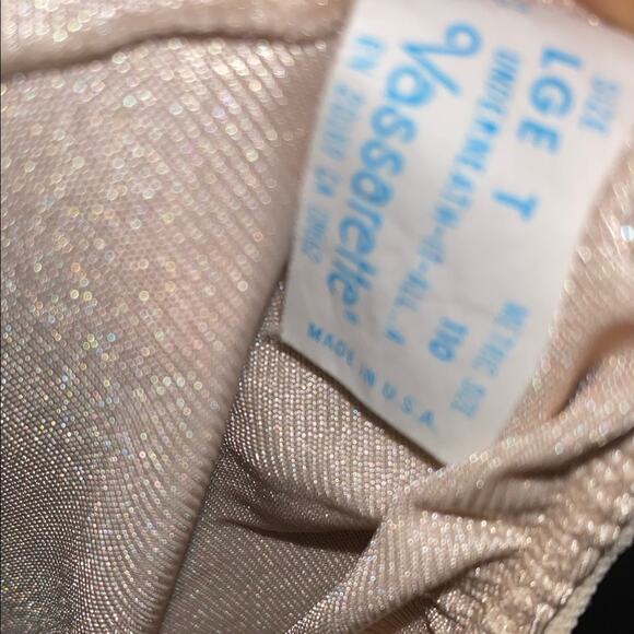 Vassarette Underneath it All Vintage elastic waist nude half slip size large - Picture 3 of 5